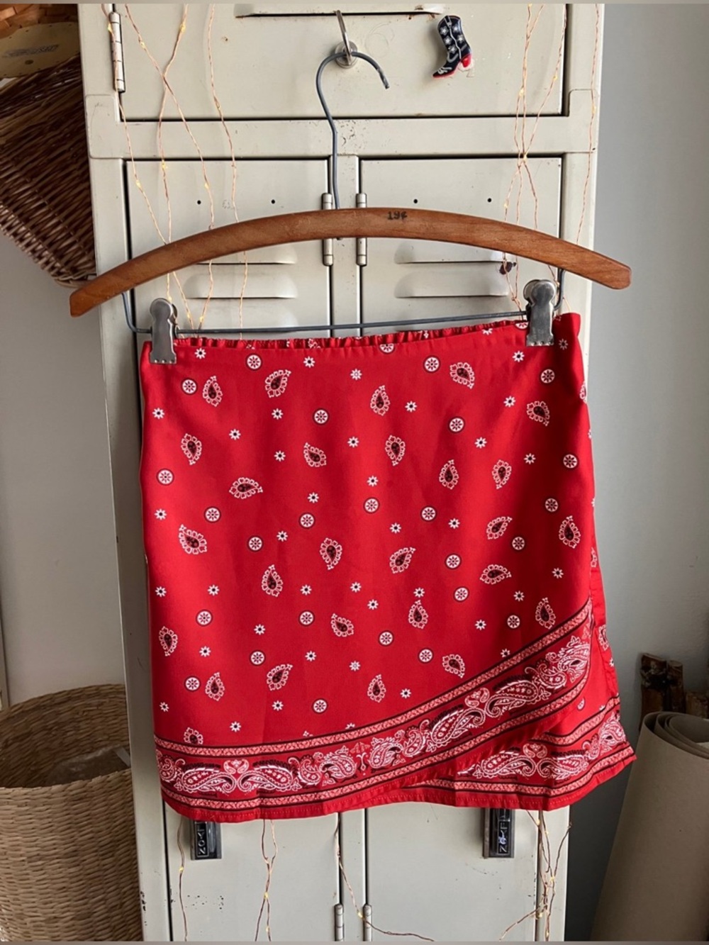 Kids Paisley Print Front Wrap Skirt - Picture 4 of 7